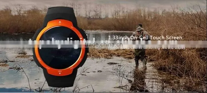 Fashion design sport smart watch CPU MTK6580M quad core Android 5.1 smart watch