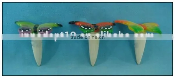 Ceramic watering Irrigation garden decoration, butteryfly watering spike