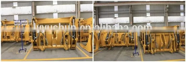 SDLG LG933/LG936/LG938 Wheel Loader Optional Serials Log Grapple for sale, Min Hold Diameter 380mm