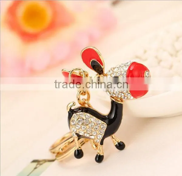 2014 Cute Drip Donkey Animal Key Chain, Gift Bag Pendant ZTKC-165