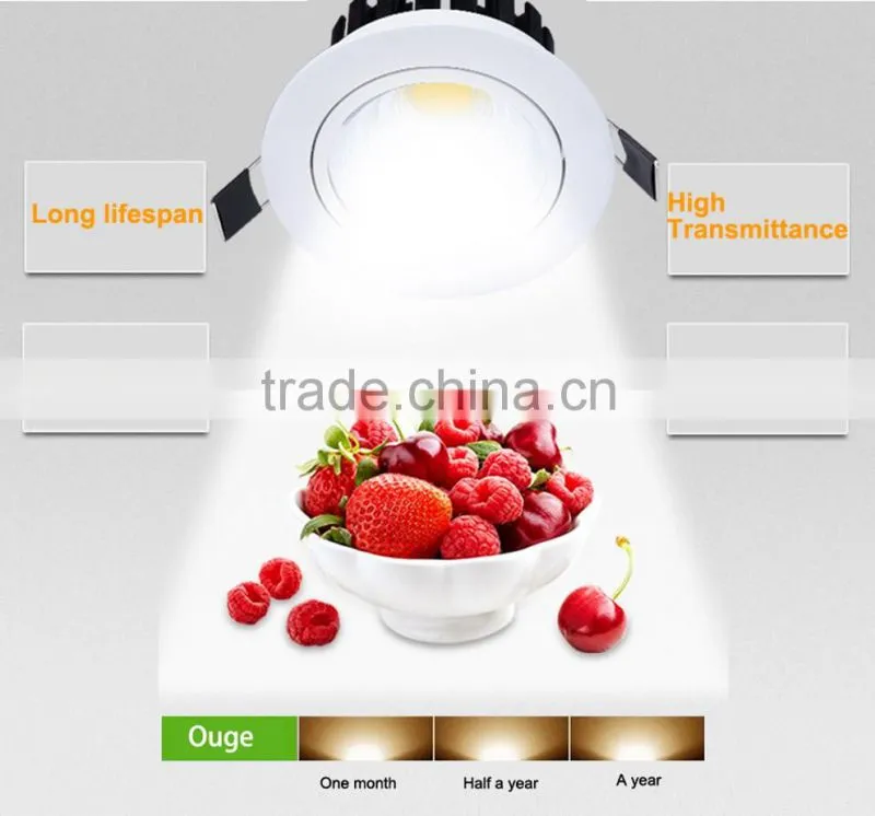 12w 15w Recessed Round Cob saa led downlight