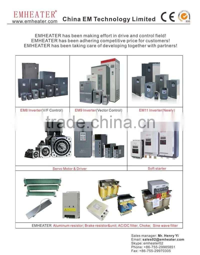 380V vector control ac drive for ac variable motor frequency speed control 30kW 50hz 60hz (EM11 series)