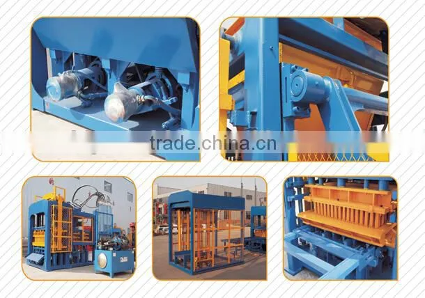 Hydraulic technology QT10-15 automatic block machine