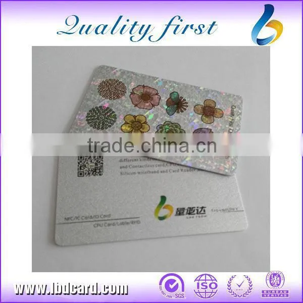 Manufacture Gold Hot Stamping PVC Cards