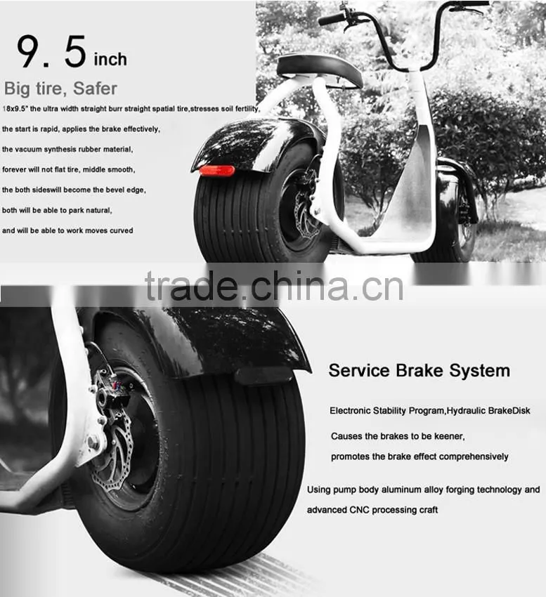 New arrival battery power electric motor scooter citycoco bike