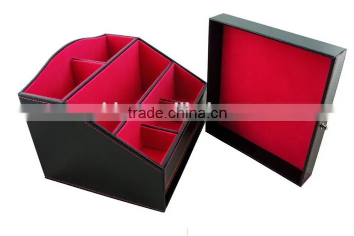 High-end custom PU storage box/packaging boxes