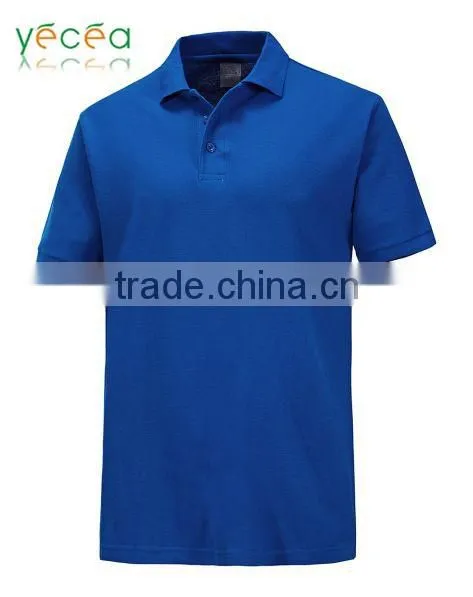 2016 New colorful 100%cotton fashionable single leisure breathable outdoor POLO shirt for men wholesale