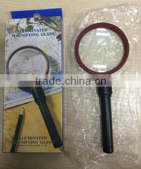 MG21888 white smart 30x magnifier with led