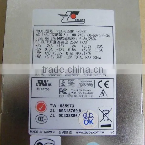 P1A-6250P 250W Power Supply Tested ok