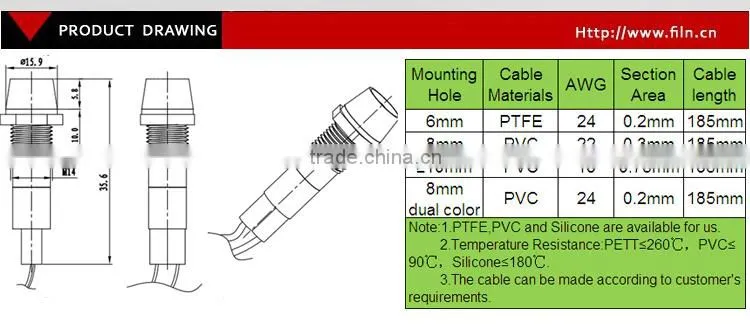 2014 Top Quality mp3 player with red light indicator indicator light