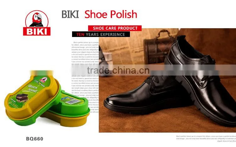 innovative new products best shoe polish brand leather shoes double-faced instant shoe shine sponge wholesale