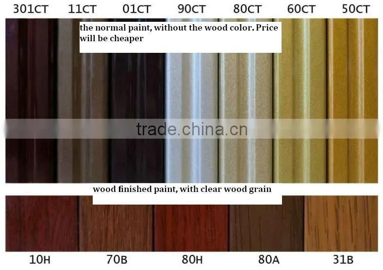 aluminum imitated wood dining chair