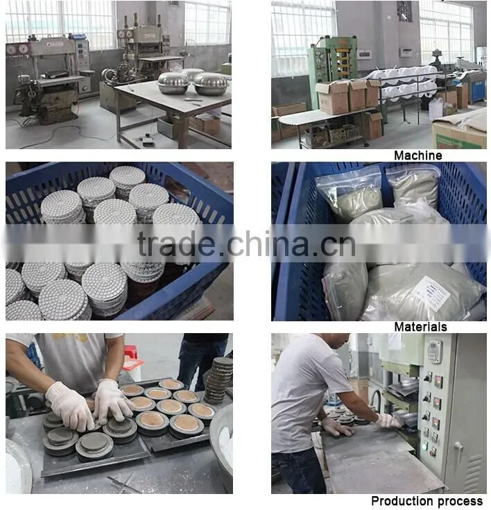 100mm marble type polishing pad diamond hand pads backing pad