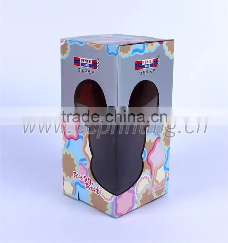 Paper box for toy packaging