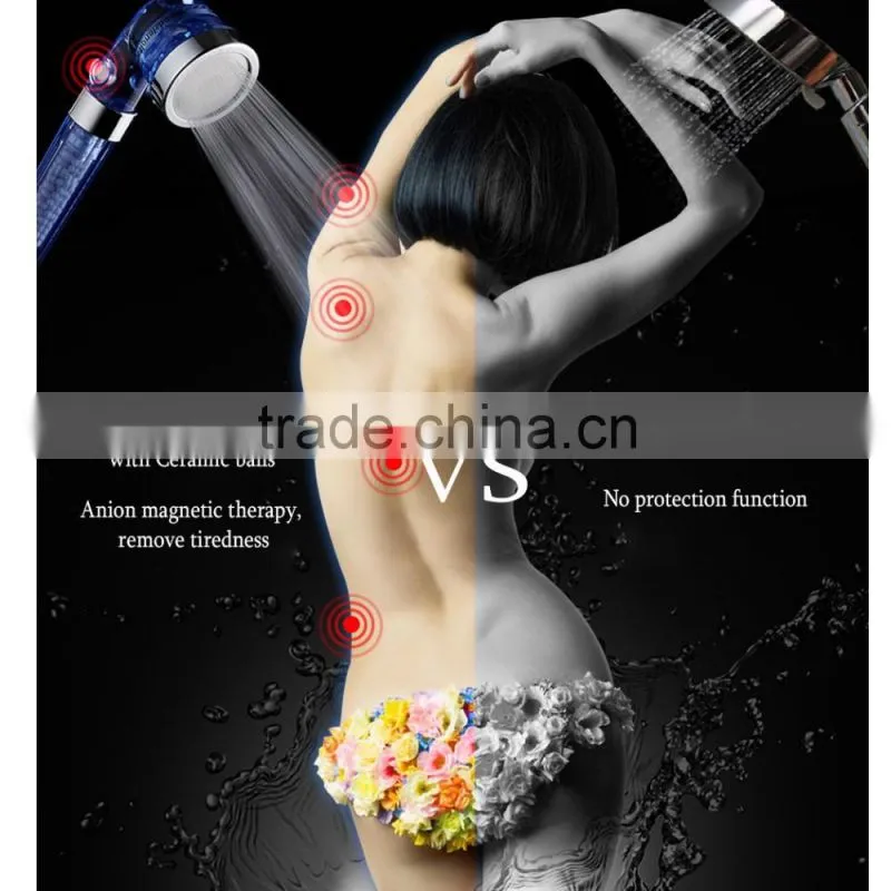 Transparent plastic Hand Shower Filter Head Rainfall Shower Head