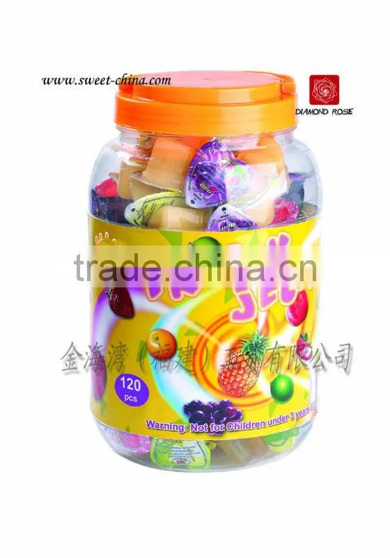 tasty fruit jelly in jar