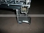 Aceally Foldable wire mesh pallet box/demountable steel storage cage for sale