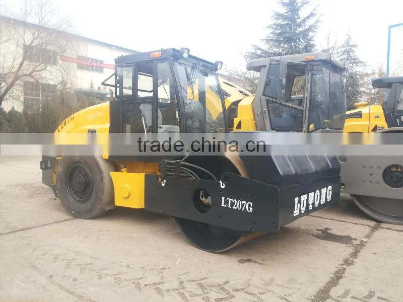 LT207G singal drum 7T hydraulic vibrating road roller