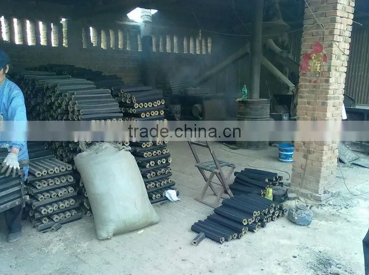 Hongye supply high quality machine-made charcoal/barbecue charcoal for sale