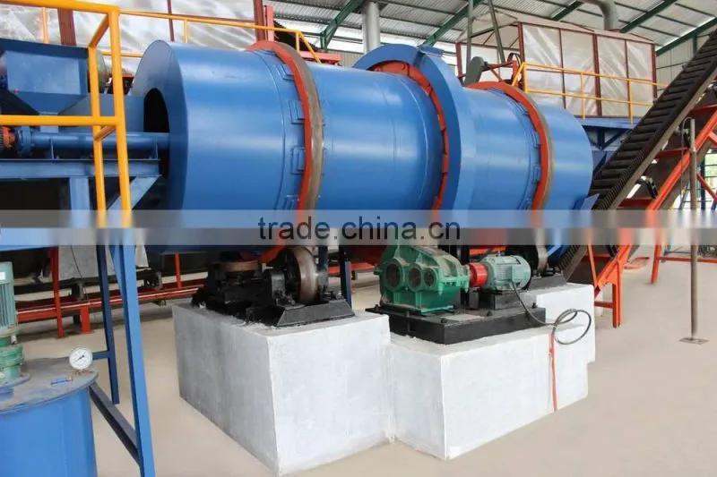 rotary coating machine for granule compound fertilizer