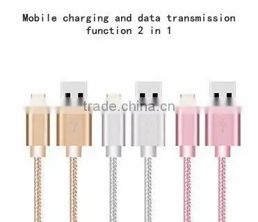 Wholesale 2 in 1 USB cable for iPhone for Samsung usb extension cable