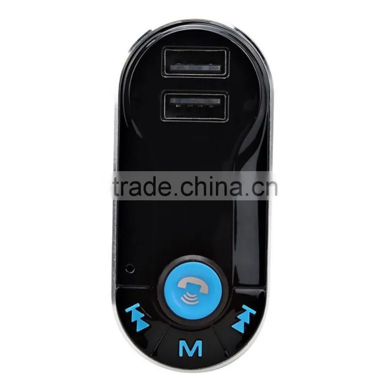 New design dual usb Wireless Bluetooth car FM Transmitter MP3 Player Car Kit Charger for iPhone6 Samsung