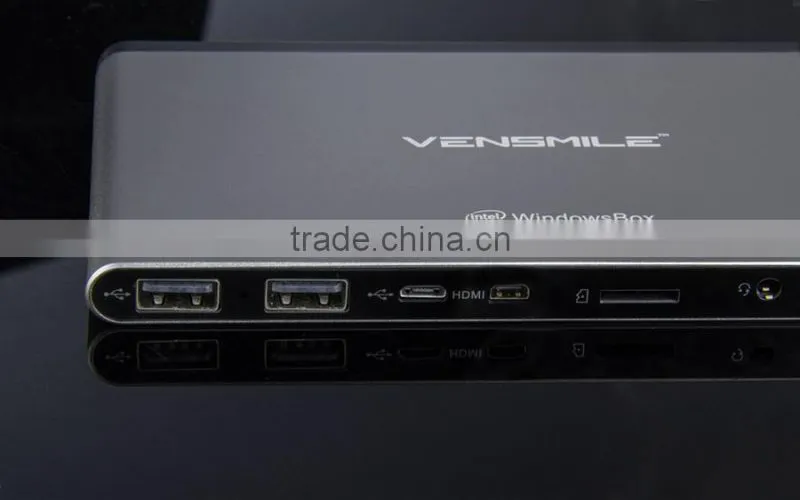 Vensmile IPC0002 W10 Intel Quad Core 2GB 32GB Window 8.1 OS Wintel TV Box Mini Smart PC