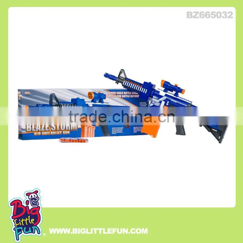 Electric shooting toys gun sniper with 30 soft bullets