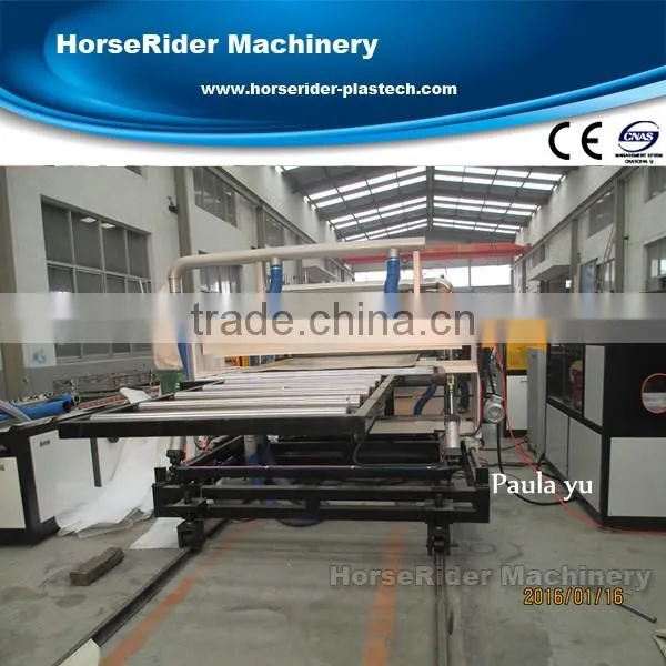 pvc foam board production line/plastic sheet making machine/plastic extrusion machine extruder