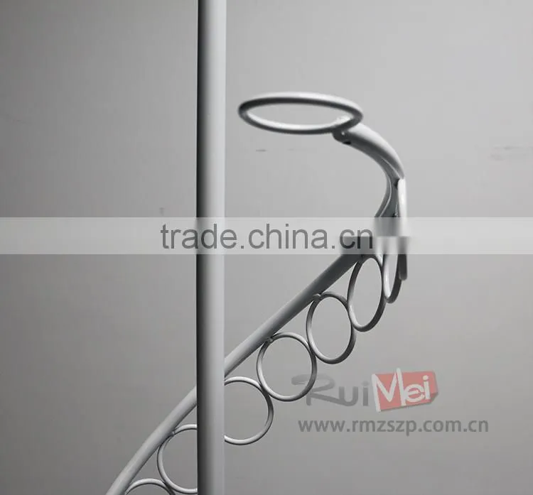 Valuable silvery cheap wholesale tie rack scarf