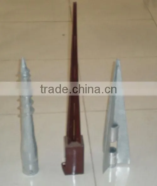 post galvanized anchor