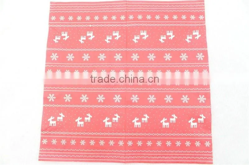 Christmas Festival Printing Paper Dinner Napkin Luxury Paper Tissue