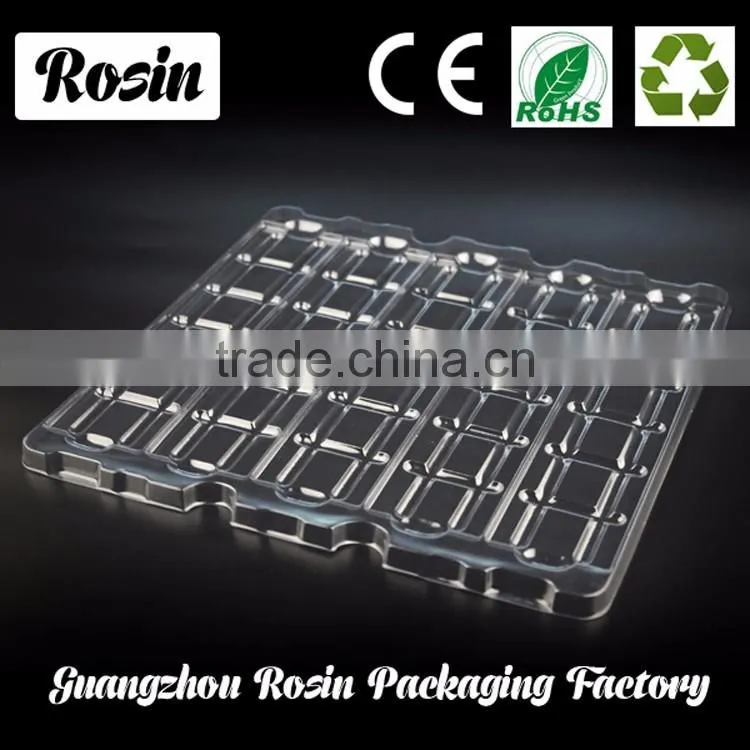 2017 Guangzhou plastic pvc blister tray packaging for cosmetic