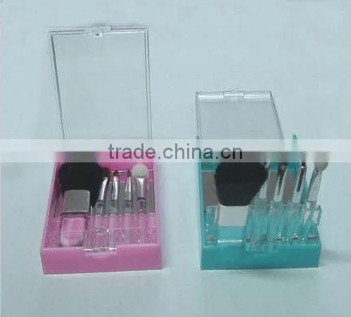 plastic cosmetic brush set