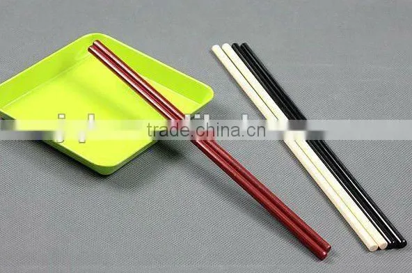 Black plastic chopsticks ;melamine chopsticks with SGS certificate