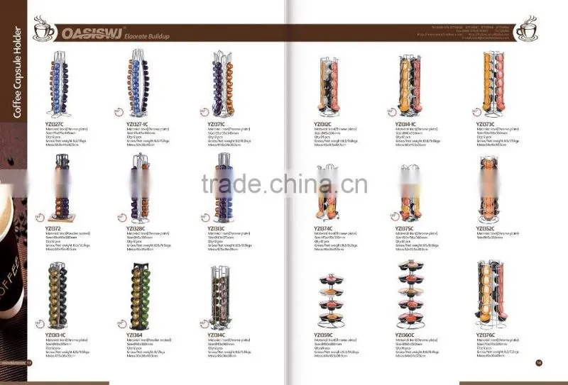coffee capsule holder for Nespresso