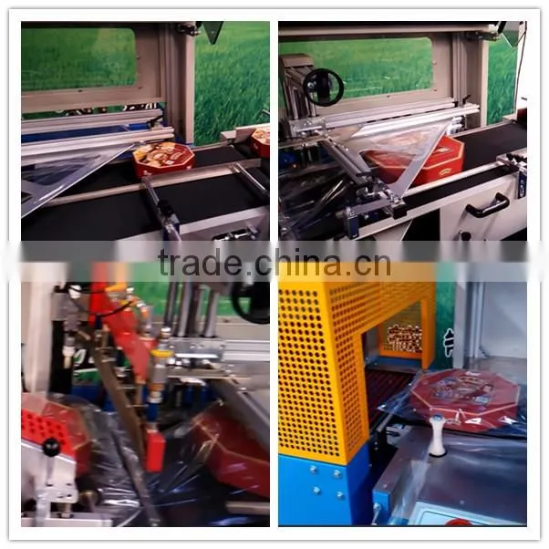 automatic electric heat shrinkable film packaging machine to Turkey