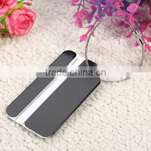 The Metal Travel Luggage Baggage Tags Aluminium Belt Buckle Adress Holder