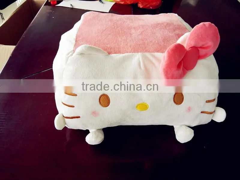 2015 good seal cute plush animal sheep shaped pillow China