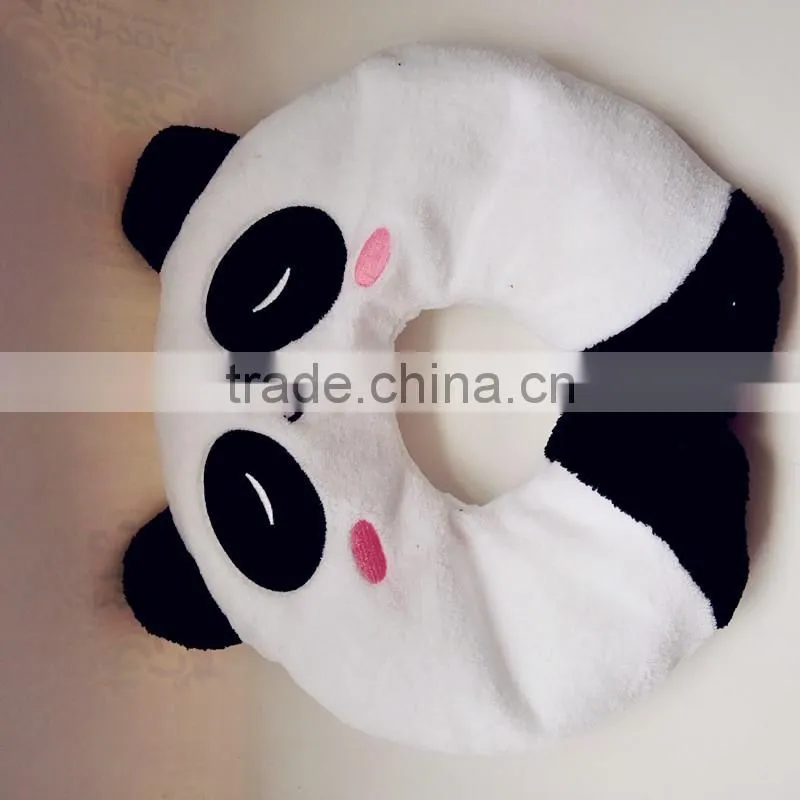 Factory panda shaped neckpillow