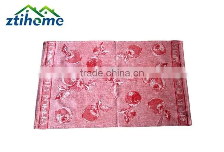 terry cloth printed kitchen towels for washing dish