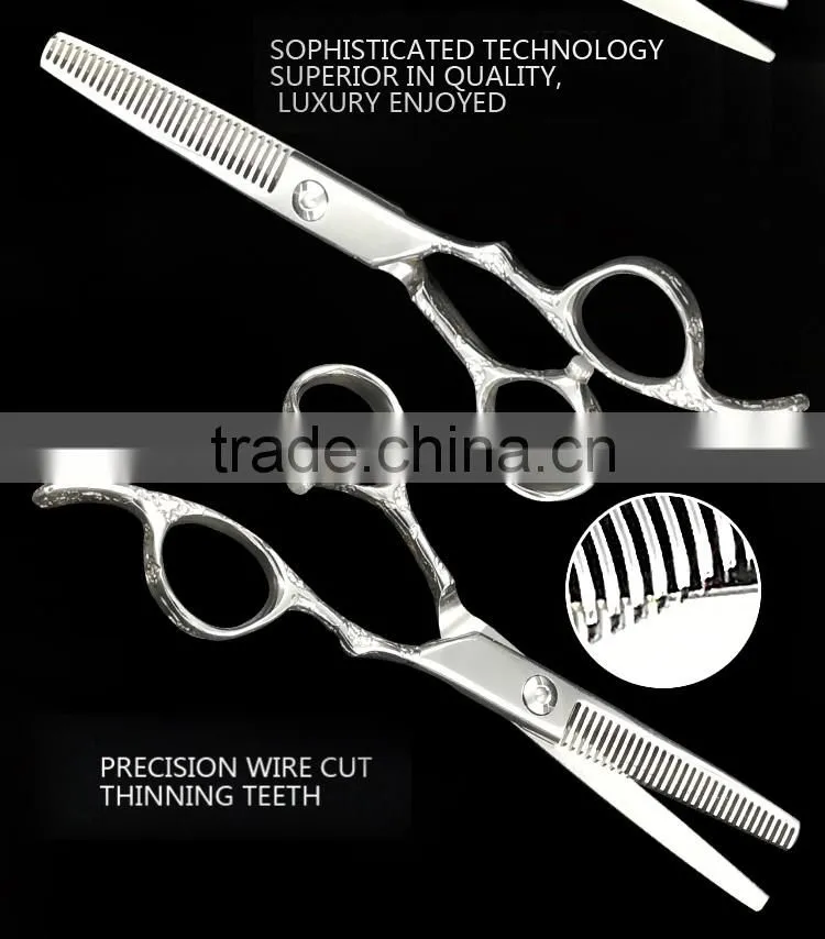 QJ-HS102 Convex Blade Japan VG-10 Cobalt Steel Hair Scissors Wholesale