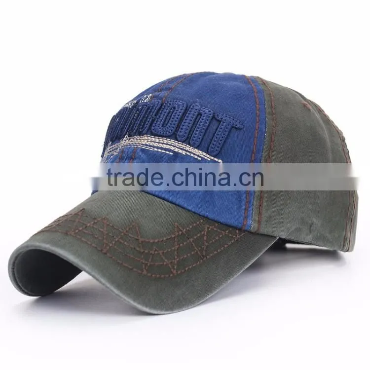 2017 custom distressed baseball dad cap and caps washing