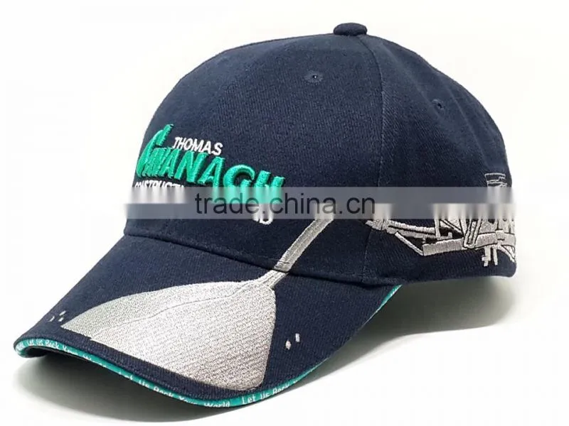Fast ball 100% cotton baseball cap and hats