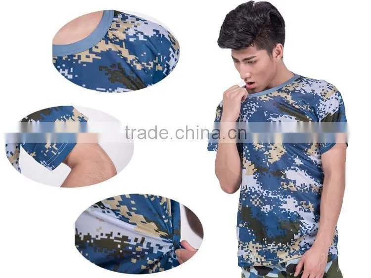 100% polyester t-shirt with all over sublimation wholesale, camouflage t-shirt wholesale