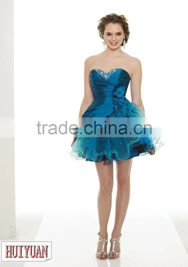 newest short backless v neck prom dresses 2015
