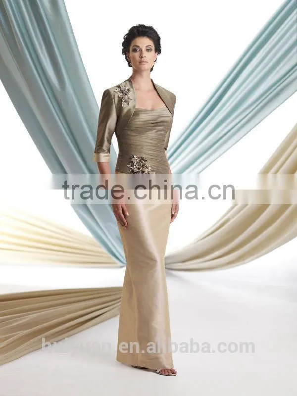 2015 fashion designer women long sleeve beautiful night dress