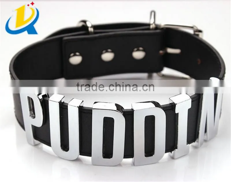 Hot Women Black Choker Collars Leather Puddin Necklace