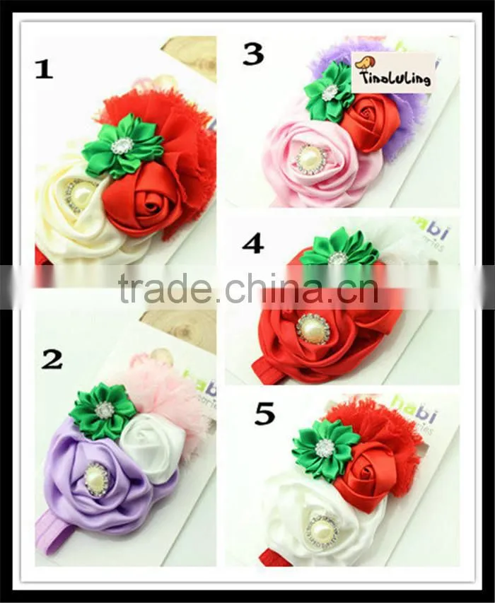 1.5X 36cm flower hairband baby headband girls hair accessories TLLC-50
