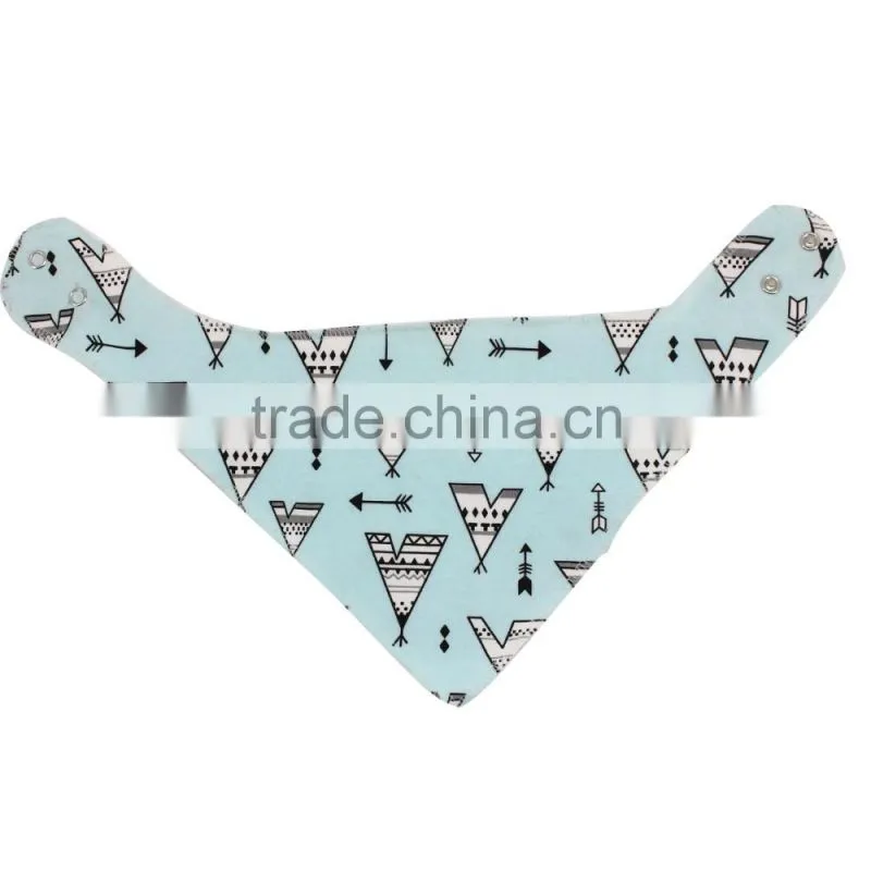 2016 Baby Soft Bib Custom Triangle Design Bandana Infant Bib